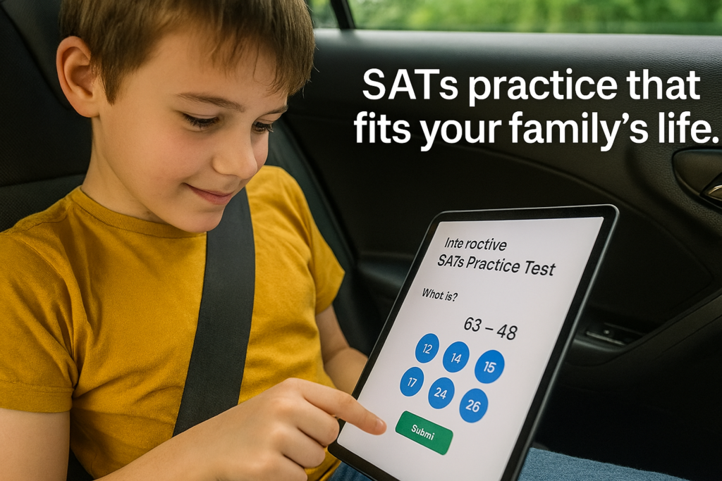 Our Interactive KS2 SATs Maths papers are built to support every learner on the go. perfect for family life